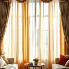 Firany do salonu: wybór materiału, koloru i systemu mocowania dla harmonijnej aranżacji