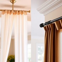 Karnisz sufitowy czy ścienny: praktyczne kryteria wyboru i wpływ na aranżację wnętrza