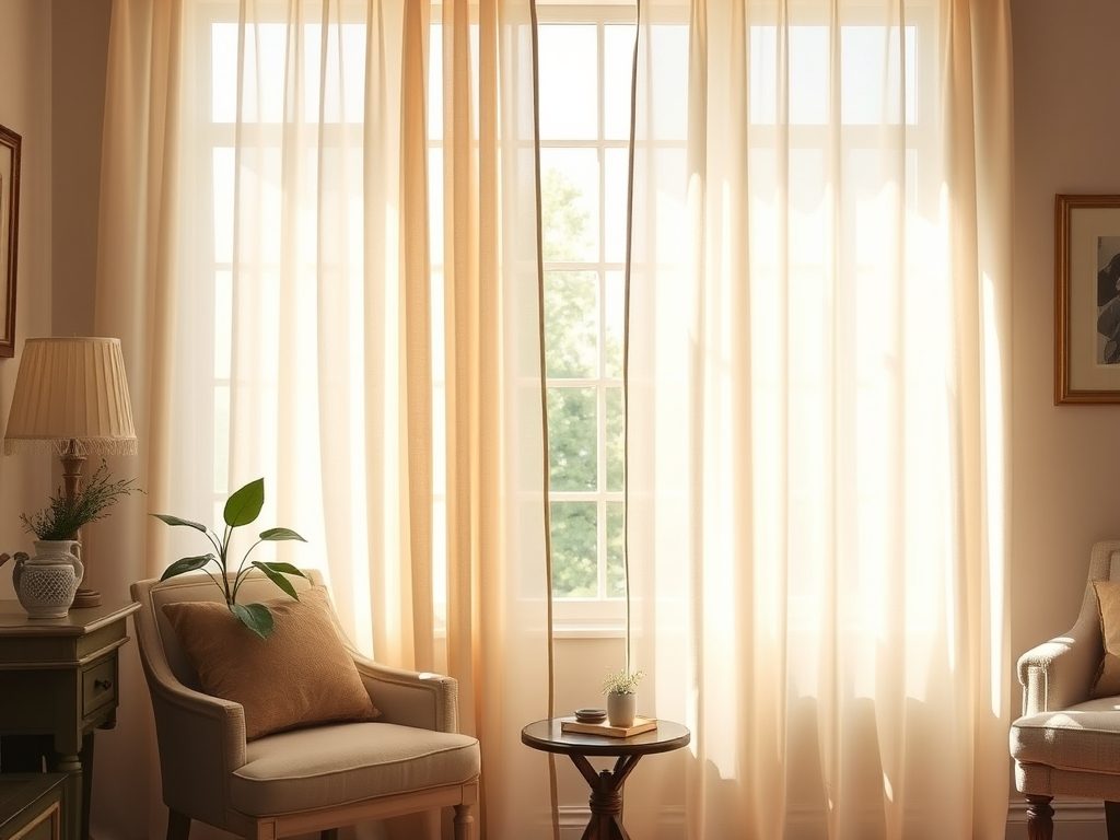 Firany a prywatność w dzień: jak wybrać tkaniny i rozwiązania zapewniające dyskrecję bez utraty światła naturalnego