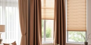 Rolety czy zasłony do salonu: jak wybrać osłony okienne łączące styl z funkcjonalnością?