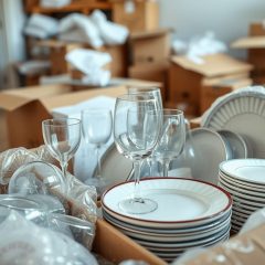 Jak bezpiecznie i skutecznie pakować szkło i talerze podczas przeprowadzki, unikając typowych błędów i uszkodzeń