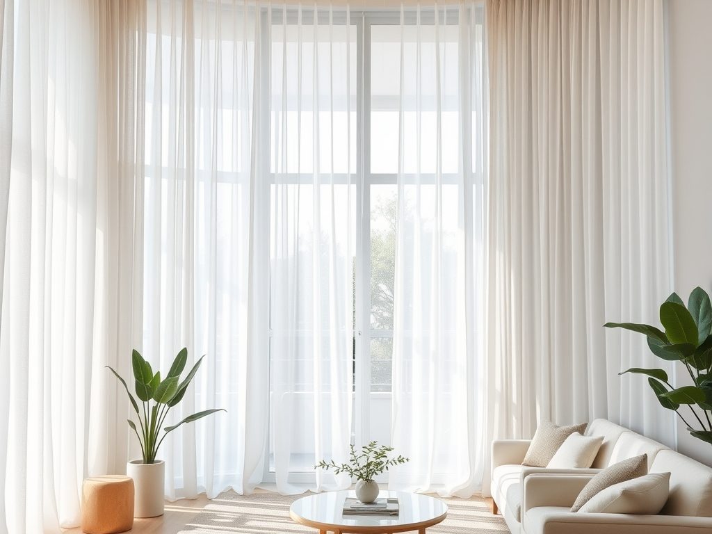 Firany do małego mieszkania: jak wybrać lekkie i jasne tkaniny, które optycznie powiększą przestrzeń